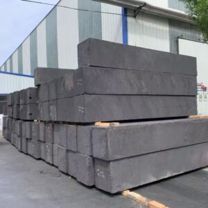 Graphite block for casting